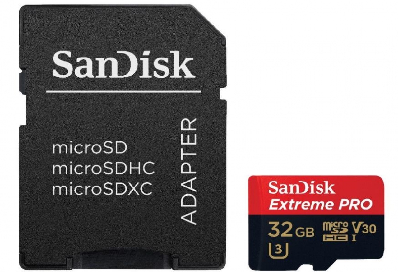 Sandisk Sandisk Micro SD Extreme PRO MOBILE  32GB HC V30  
90/95 mb/s l