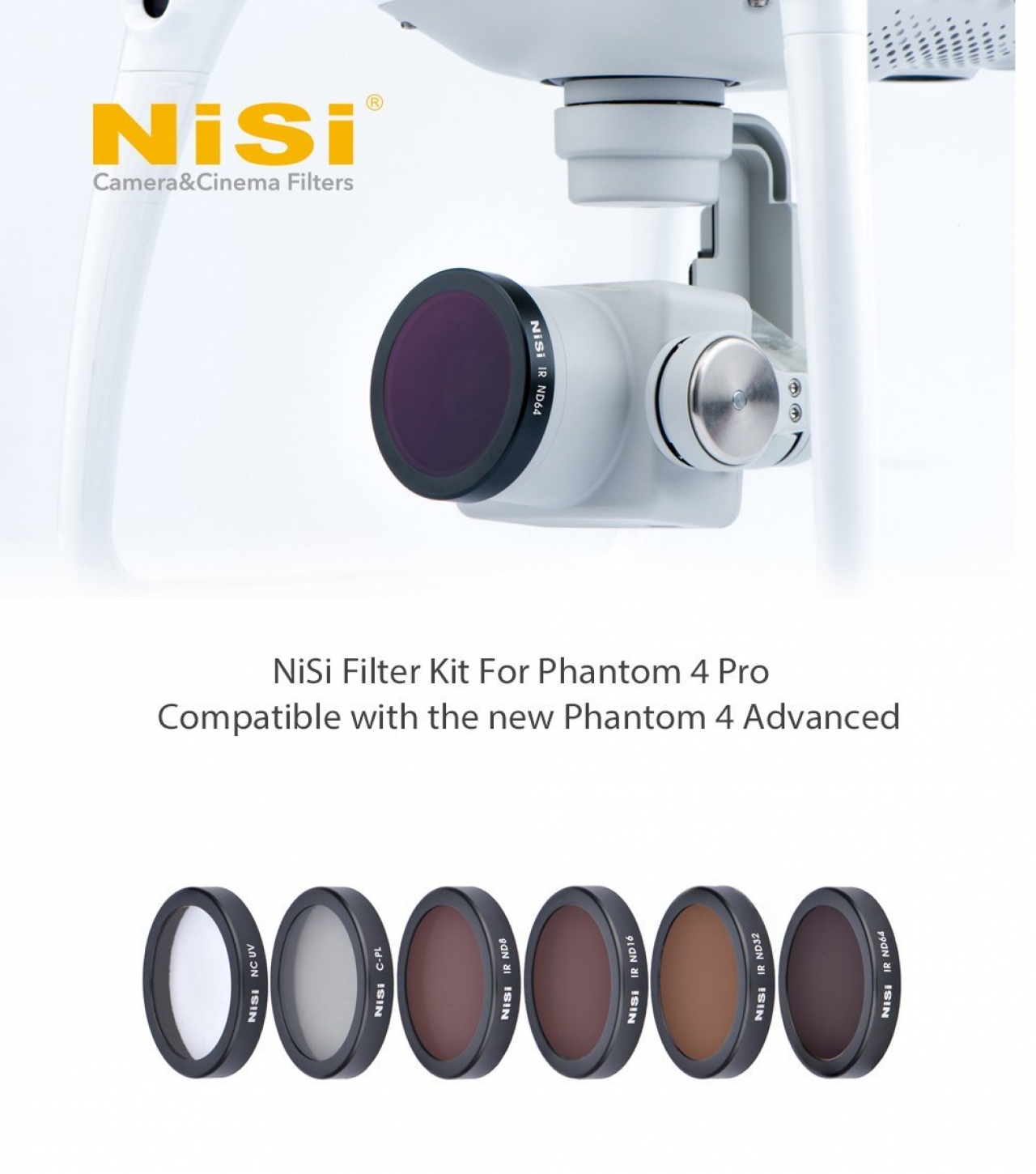 Nisi Nisi - Kit Filtri Pro per DJI Phantom 4