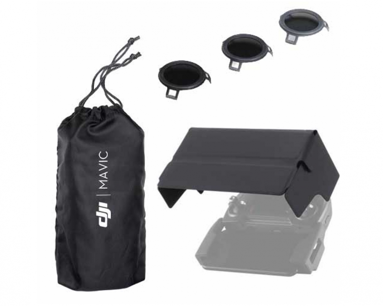 Dji Dji - Set filtri ND + Aircraft Sleeve + Remote controller Monitor Hood