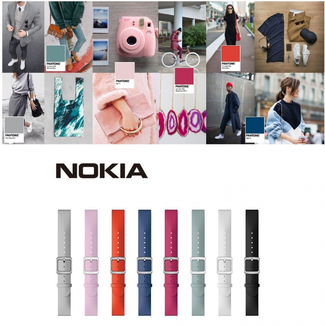 Nokia NOKIA - CINT. NERO SILICONE 40MM