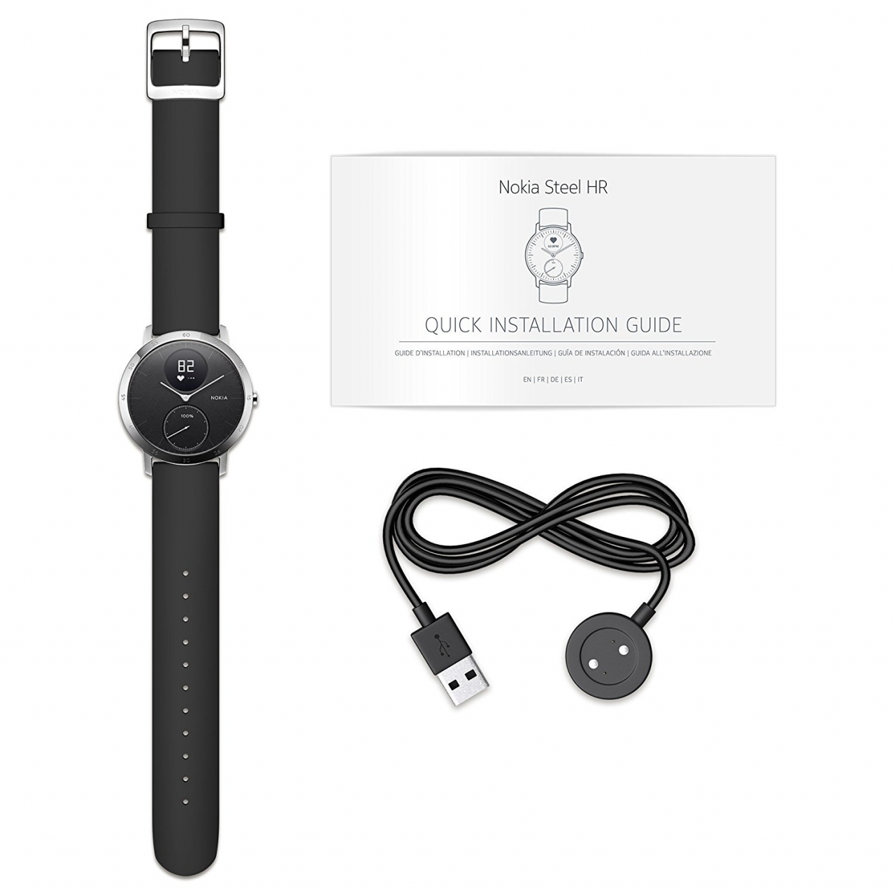 Nokia NOKIA - STEEL HR 40MM NERO