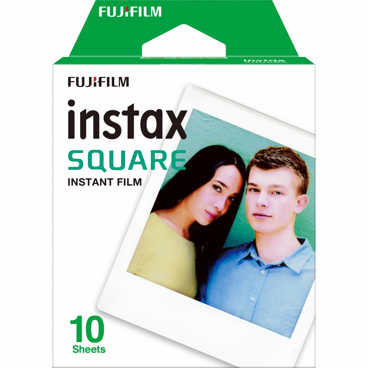 Fujifilm Fujifilm Instax Square Film 6x6 White frame 10 Single