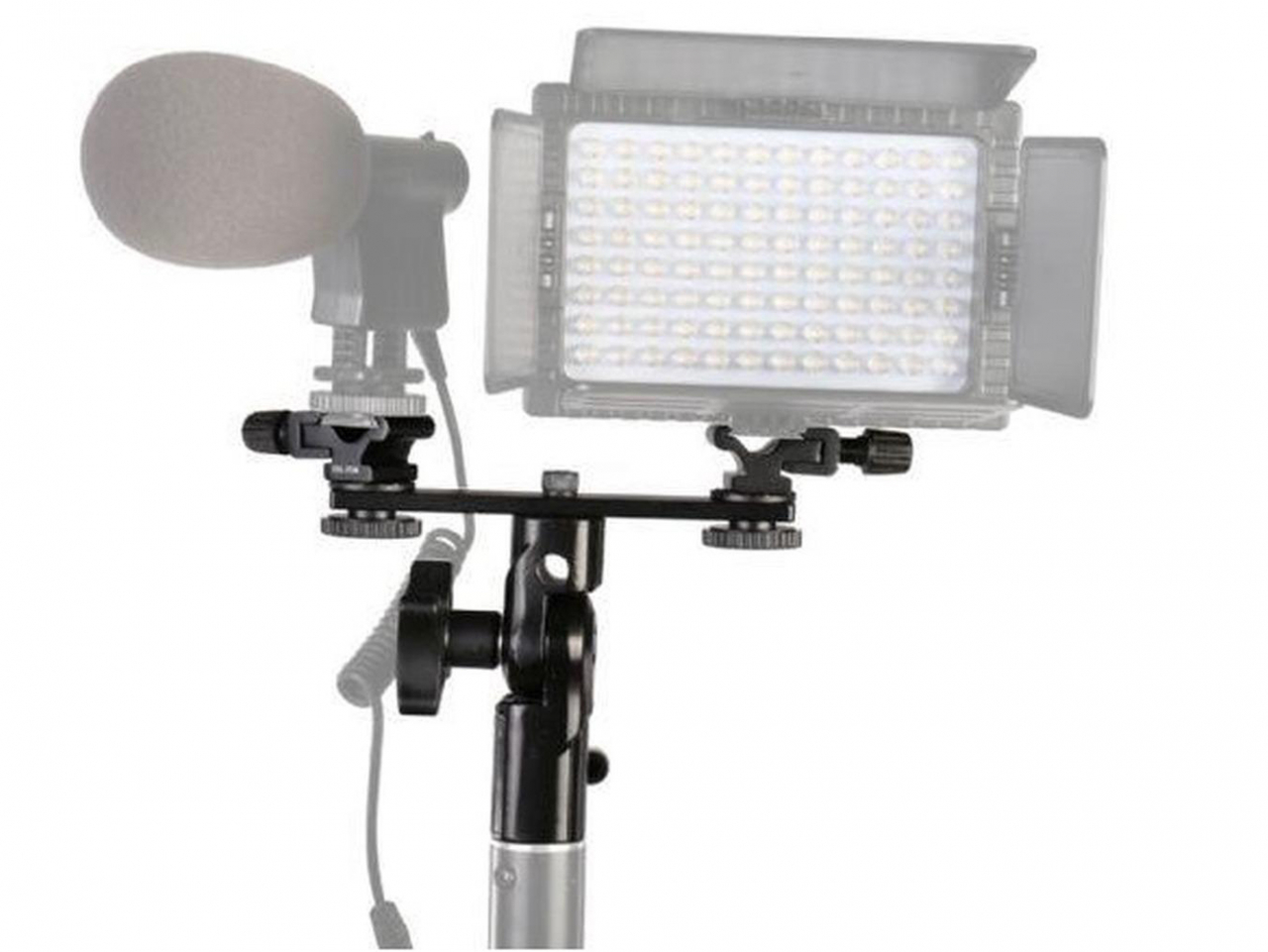 Ffd F-System Supporto Esterno Doppio per Microfono/Flash