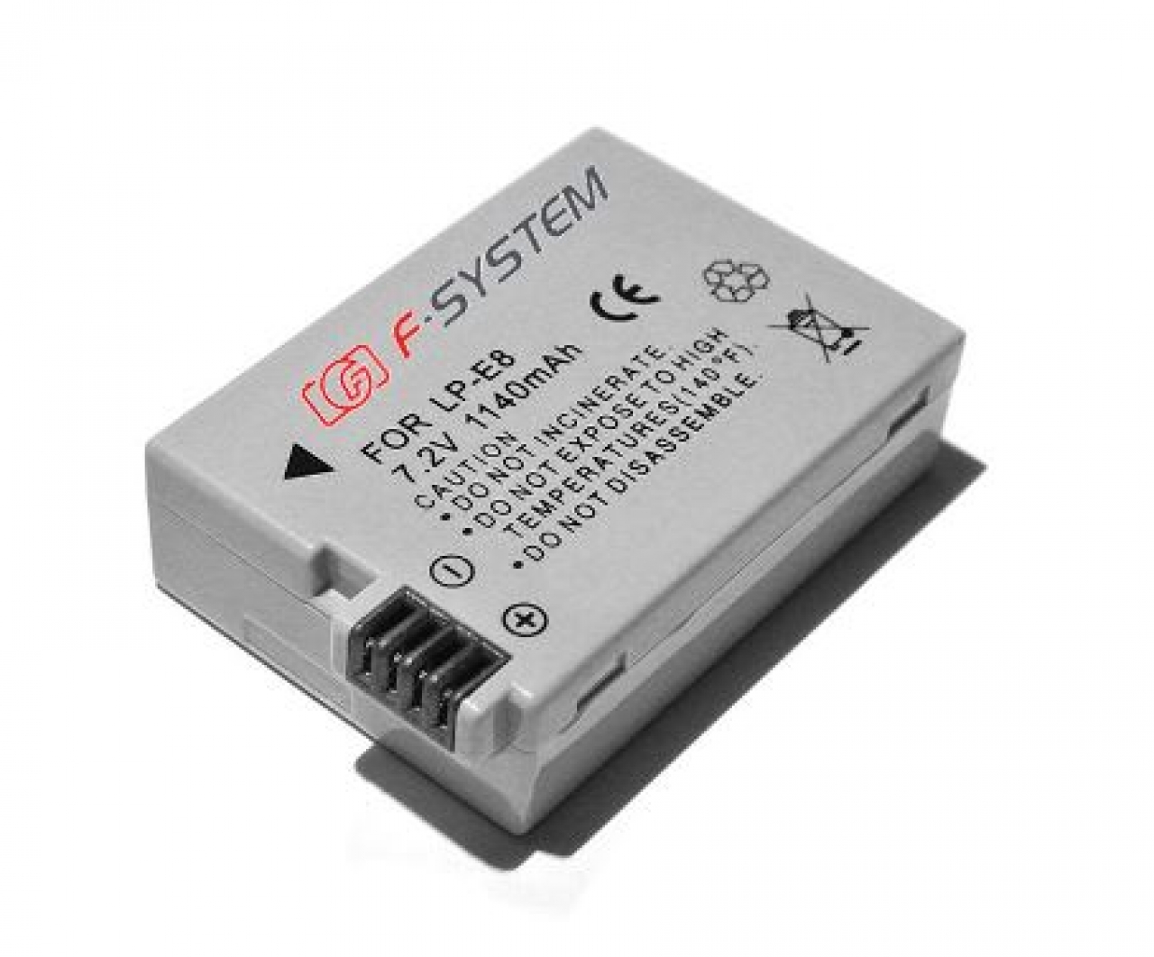 F-system F-System batteria compatibile Canon LP-E8 1140mAh