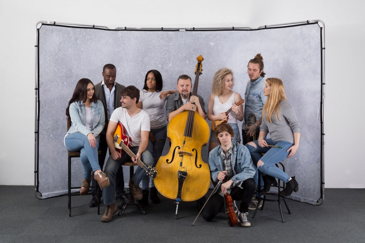 Lastolite Fond Panoramique Lastolite 4m couleur calcaire