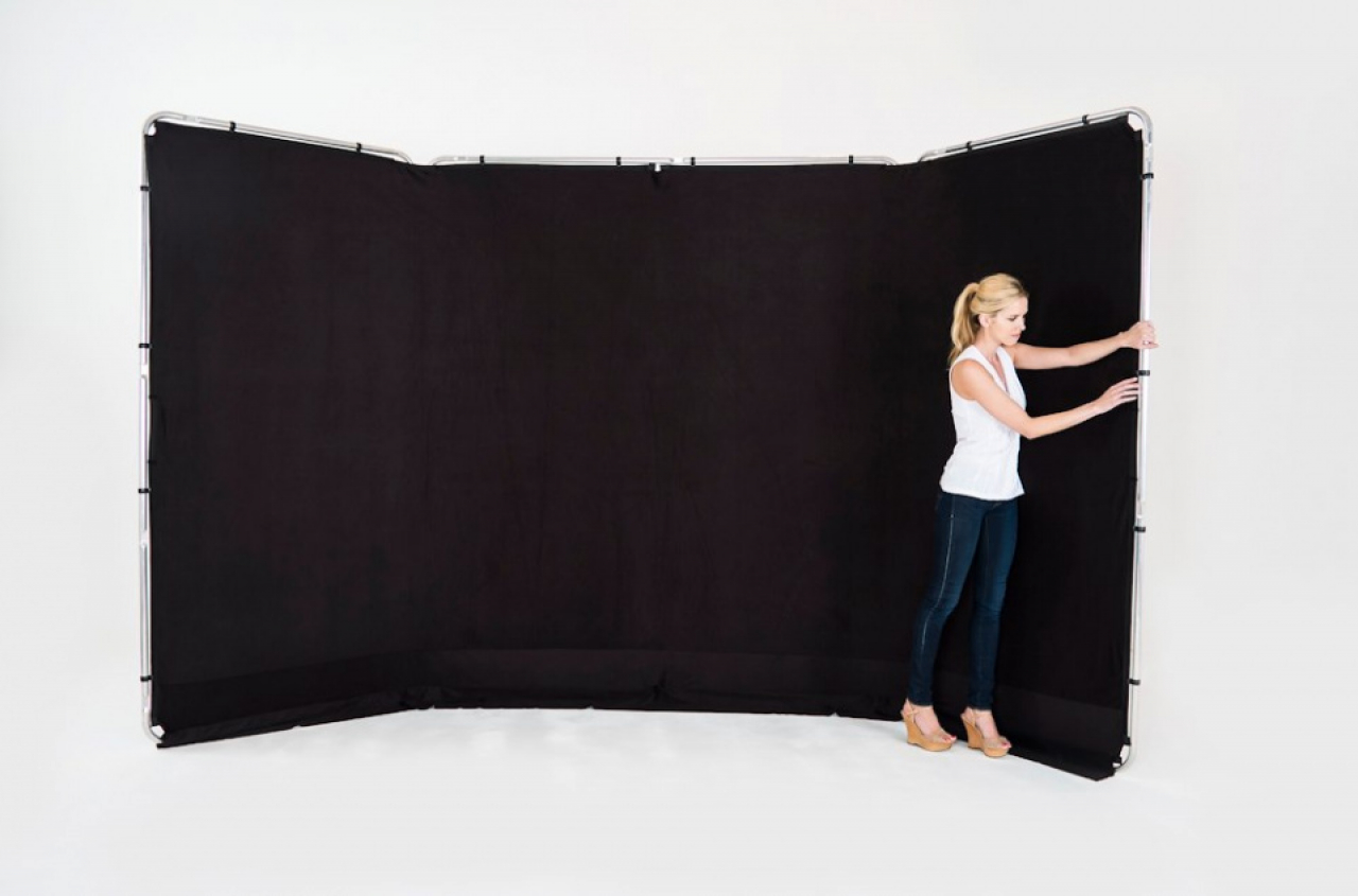 Lastolite Lastolite Fondale panoramico in tessuto da 4m colore nero