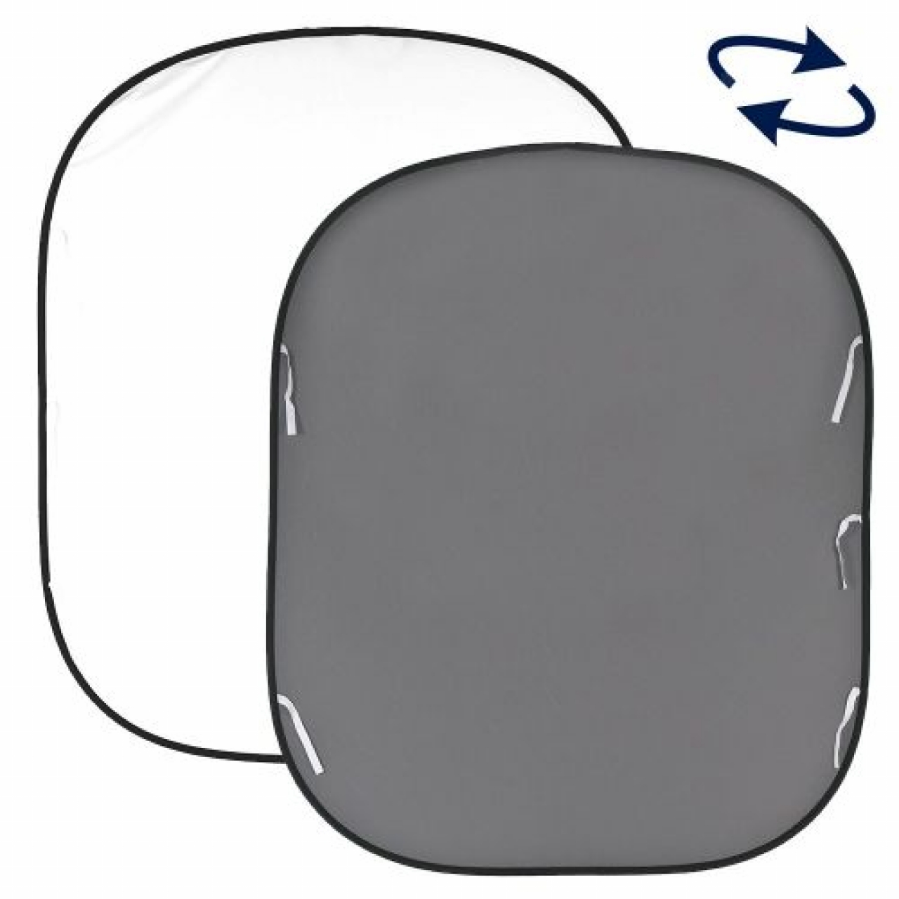 Lastolite Lastolite Fondale richiudibile Bianco / Grigio medio 180 x 215 cm