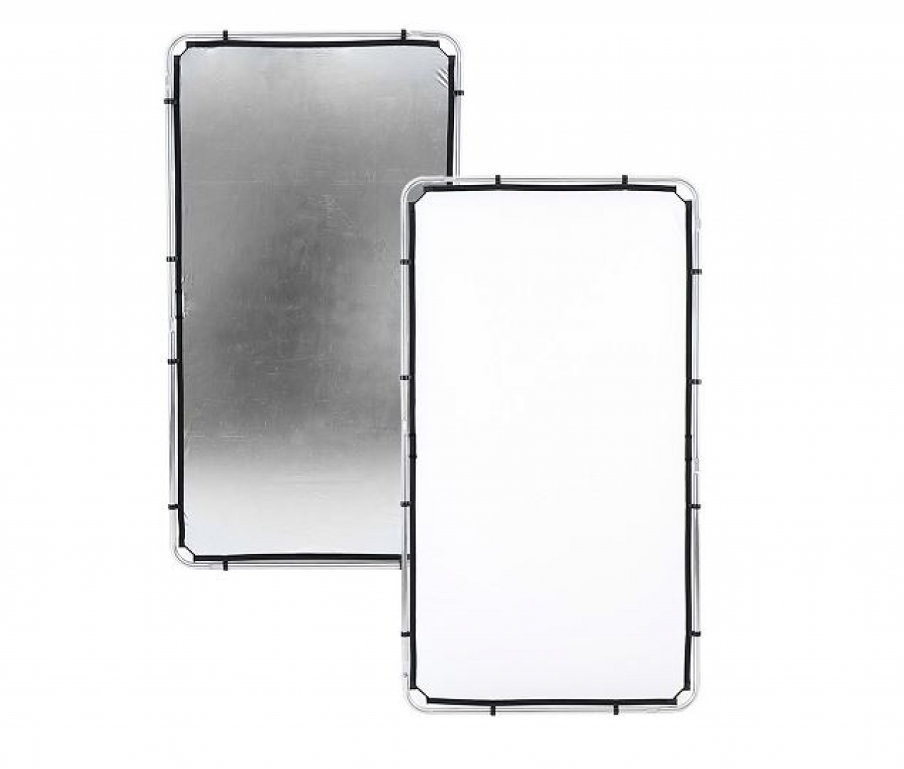 Lastolite Lastolite Tessuto per skylite fabric piccolo argento/bianco 1,1X2m