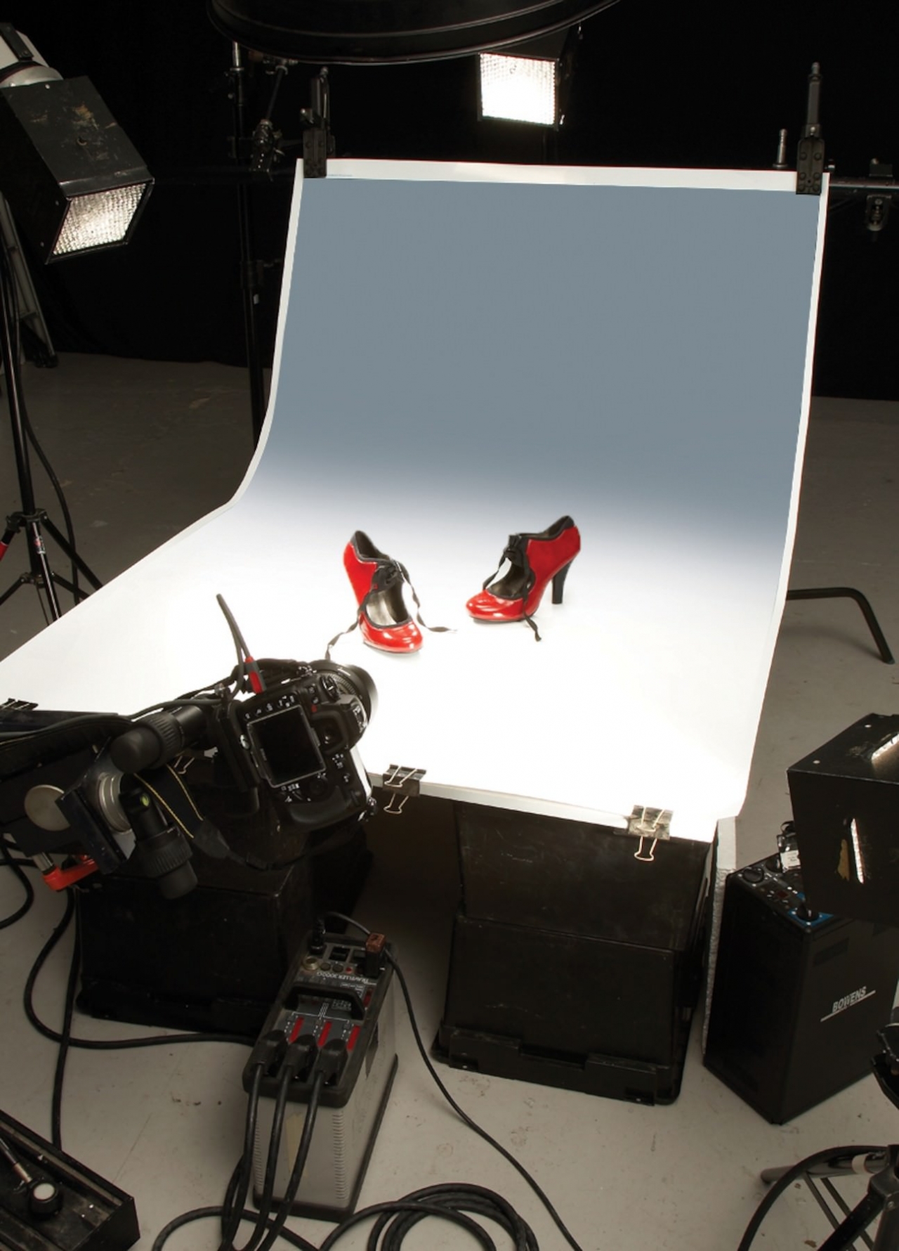 Colorama Colorama Colorgrad PVC Background 110 x 170cm White / Grey