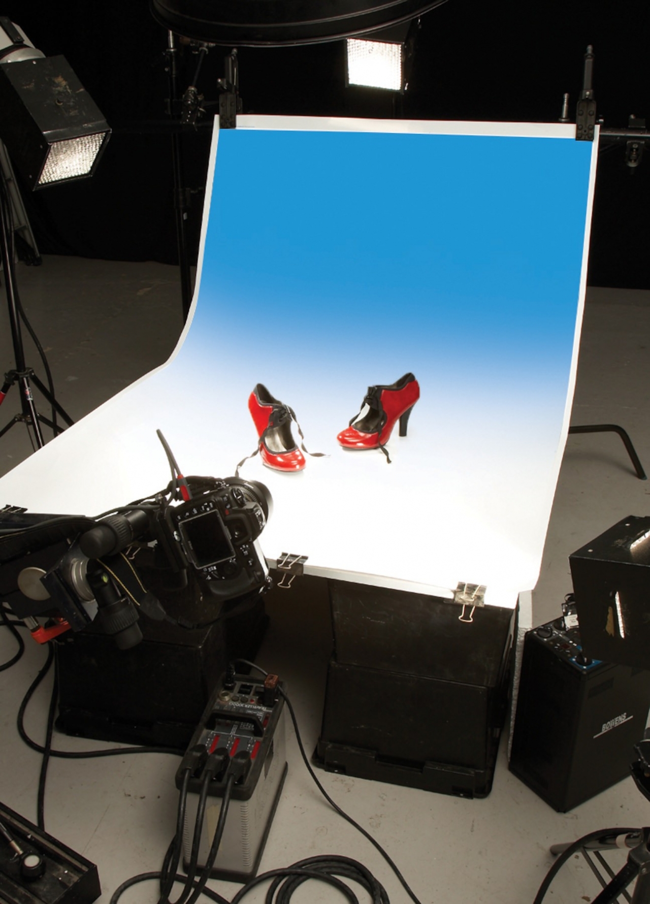 Colorama Colorama Colorgrad PVC Background 110 x 170cm White / Sky