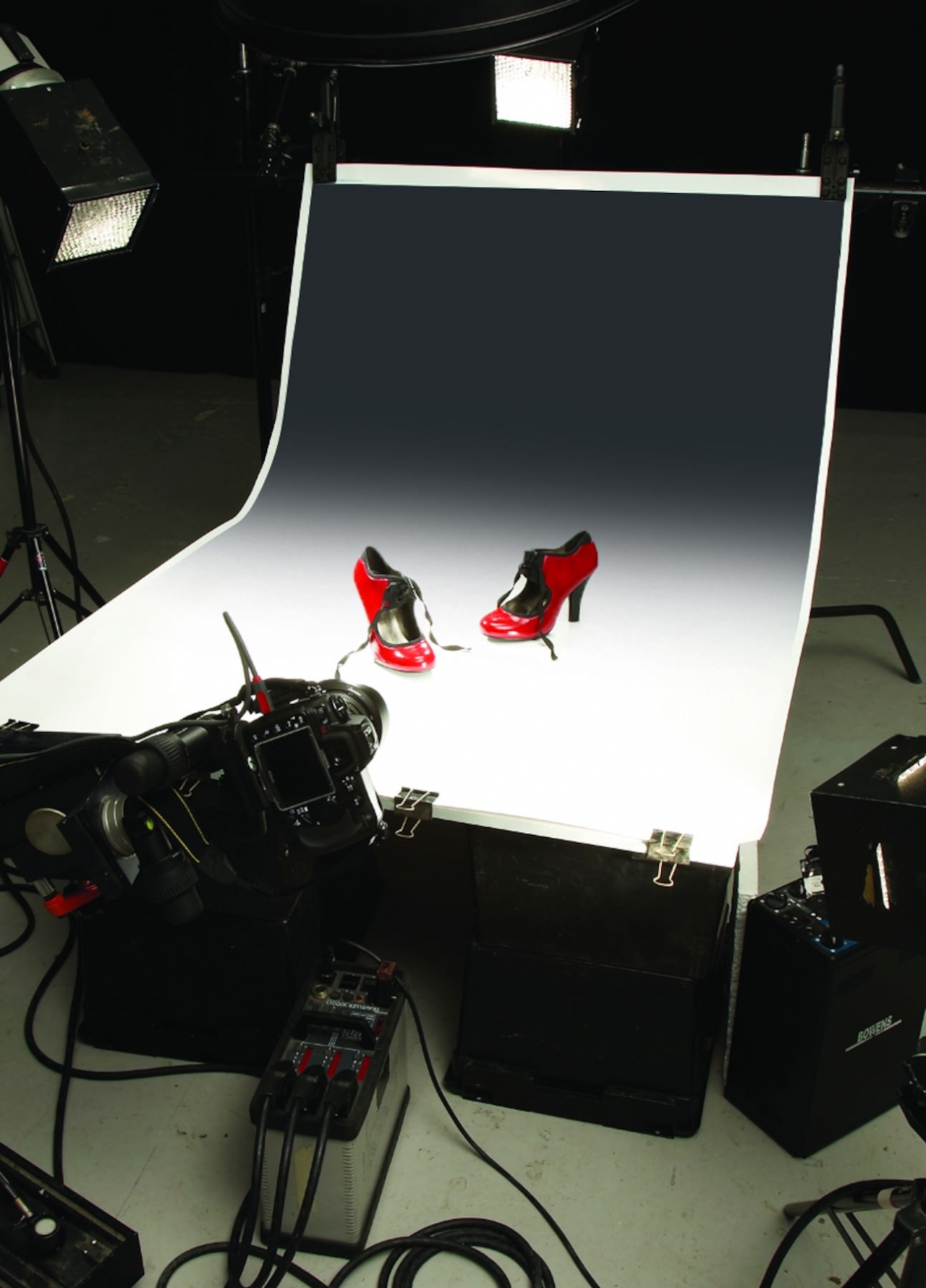 Colorama Colorama Colorgrad PVC Grad Fond 110x170cm Blanc/Noir