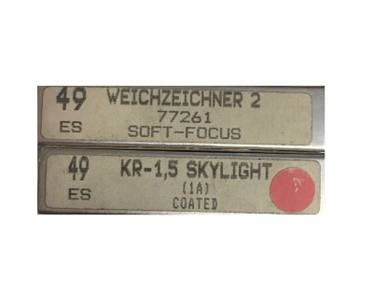 B&w 2 Filtres B+W diamètre 49mm - Matériel d'occasion