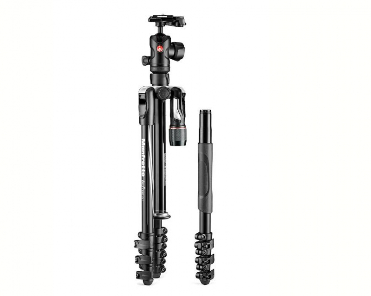 Manfrotto Befree Advanced 2N1 treppiede e monopiede in alluminio.
