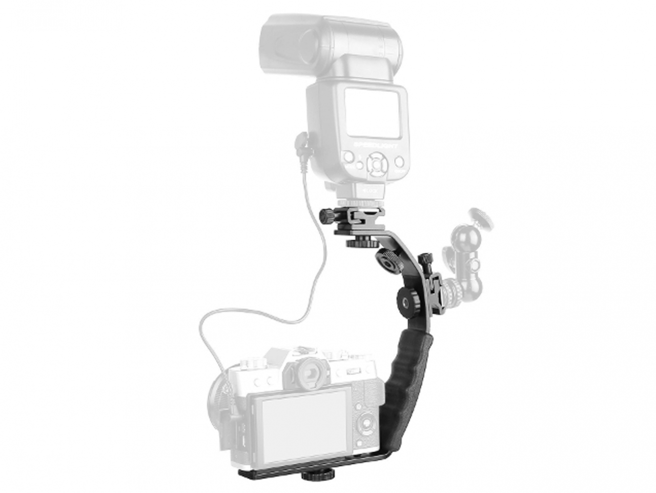 F-system F-System supporto esterno per Flash / Microfono / Led