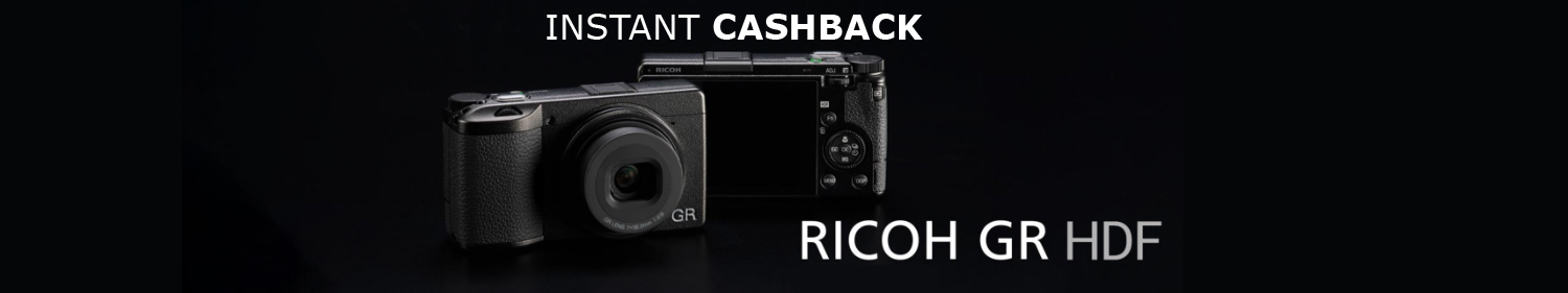 Ricoh GR III HDF - Instant cashback fino al 30 giugno