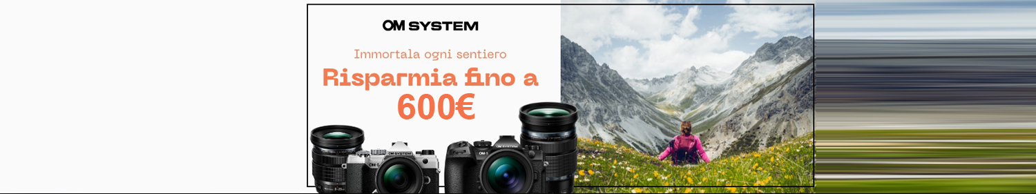 OM System Cashback fino al 29 ottobre 2025