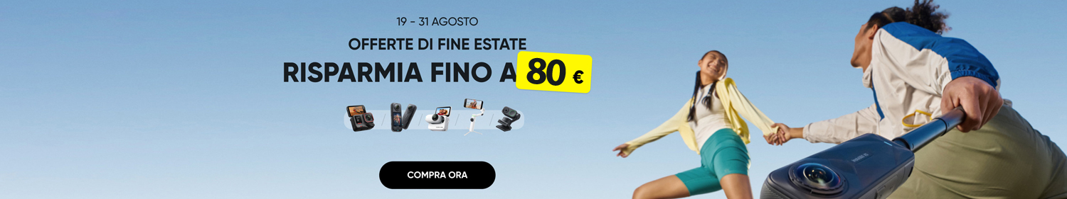 Insta360 Promo End Of Season 19 - 31 Agosto