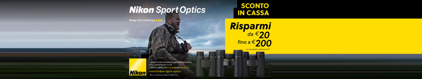 Nikon Sport Optics Sconto in cassa Winter 2025
