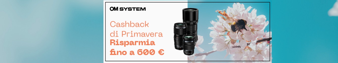Om System - Cash back 26 febbraio - 6 aprile 2026