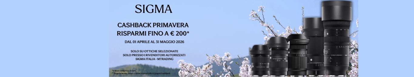 Sigma Cashback di Primavera 2026