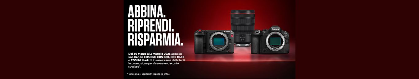 Canon Abbina. Riprendi. Risparmia
