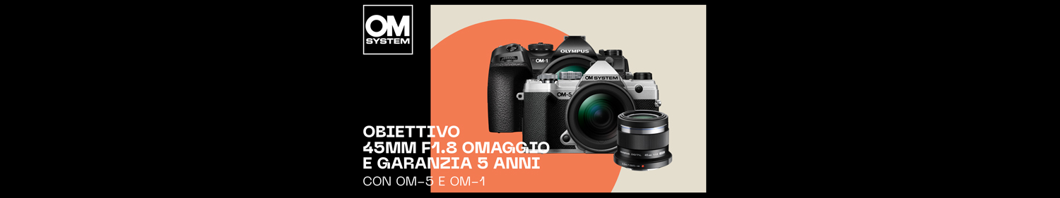 OM SYSTEM - 45mm 1.8 + 5 ans de garantie