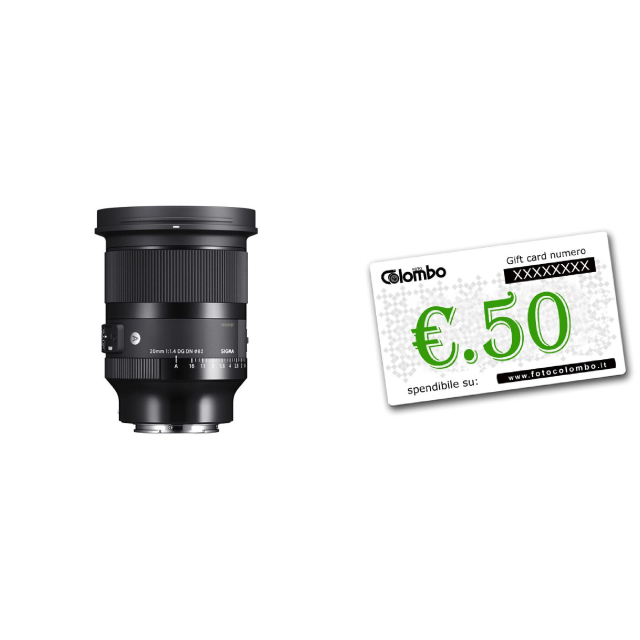 Sigma Sigma OB. 20mm F/1.4 DG DN (A) Sony E-Mount