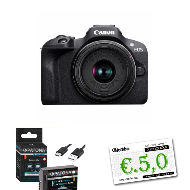 Canon Canon Eos R100 + RF-S 18-45mm f/4.5-6.3 IS STM