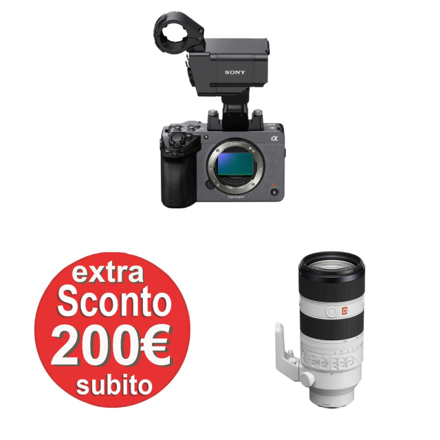 Sony Sony Alpha Cinema Line FX5 con impugnatura
