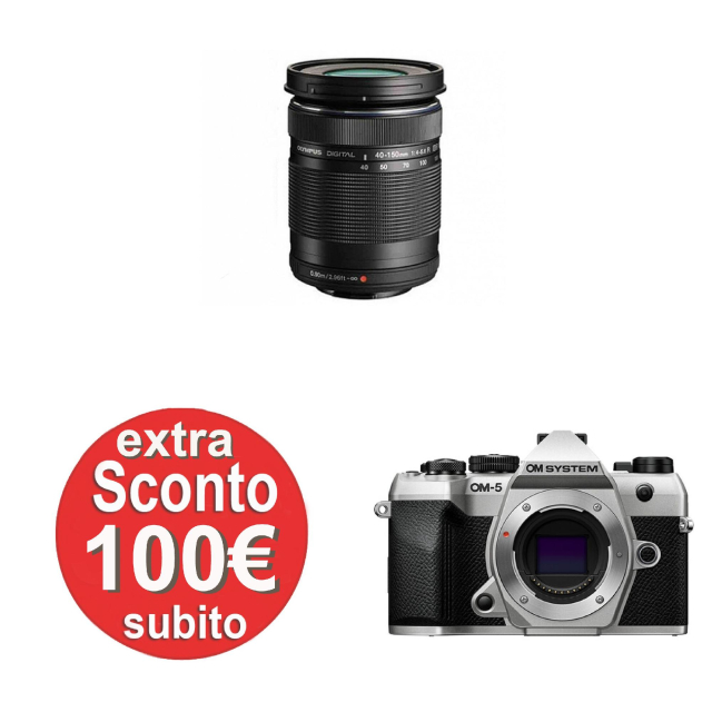 Om system olympus OLYMPUS OB. ED 40-150 F/4-5,6 R NOIR d un kit