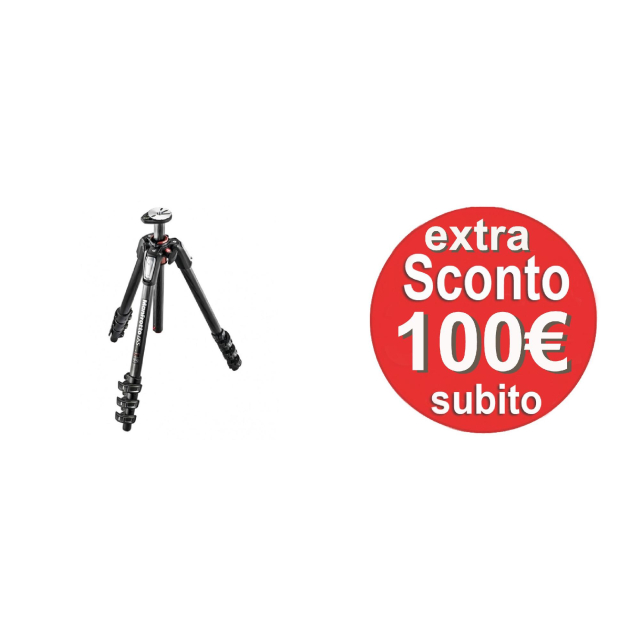 Manfrotto Manfrotto MT055CXPRO4 Trep. 055 a 4 Sez Carbonio
