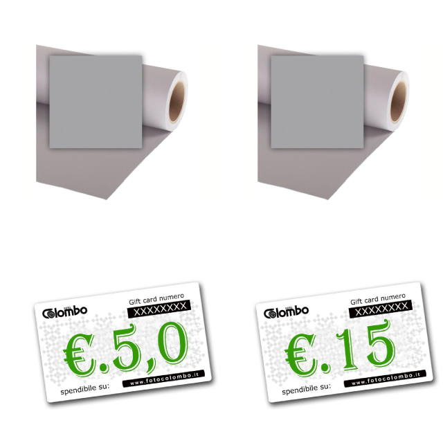 Colorama Colorama Fondale in Carta 2.72 x 11m Storm Grey